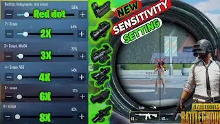 PUBG MOBILE/BGMI Scope Sensitivity Control & Headshot Settings 2023😱| New Best settings in 2023🔥