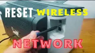 Reset Network Card on Canon LBP6230dwdn Printer ( LAN & Wi Fi Setup Guide )