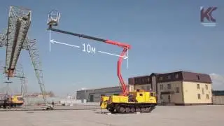 Вездеход ЧЕТРА ТМ 140 с гидроподъемником Palfinger P240A