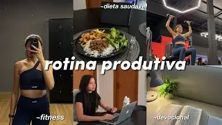de volta à rotina produtiva: vlog 4:30am, treino, dieta saudável, devocional…