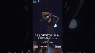 Teoman, 24 Ağustos Cumartesi akşamı Bodrum Antik Tiyatro’da. Biletler Passo’da. 🎫
