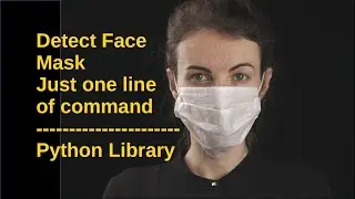 hindi|how to detect face mask | detect face mask with just single command | python mask detector