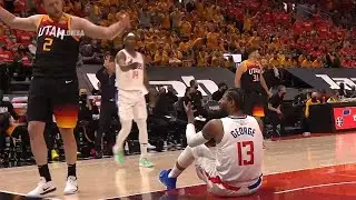 Joe Ingles mocking Paul George 🤪 Jazz vs Clippers Game 2