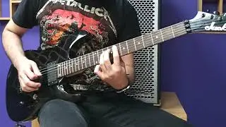 Megadeth - Sweating bullets solo  (Guitar Cover by Kukaz)