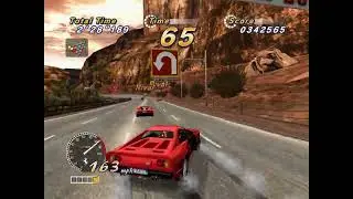 Outrun 2 SP PCSX2 v1.7.2696 Running on DX12 Settings and Gameplay 1440p 60fps