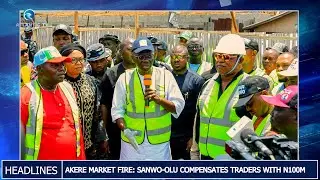 Akere Market Fire: Sanwo-Olu Compensates Traders With N100m