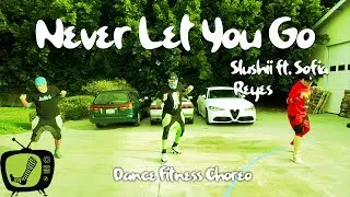 Slushii - Never Let You Go (feat. Sofia Reyes) [Zumba Fitness Routine] - Crazy Sock TV