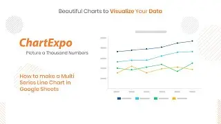How to create Multi Series Line Chart in Google Sheets | Comparative analysis chart | Trend analysis