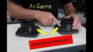 Posição do Coxim do amortecedor dianteiro do Palio
