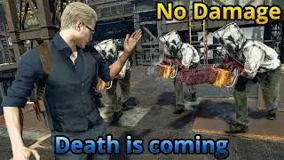 Resident Evil 4 Remake Death is coming No Damage Wesker Gameplay