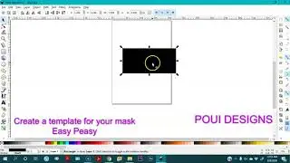 Inkscape - Make your own mask template for sublimation  in Inkscape