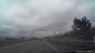 Near Miss as Pickup Crosses Centre Line