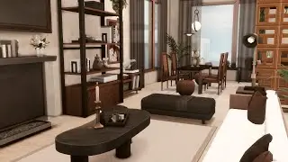 Earthy Apartment / The Sims 4 / no cc / stop motion