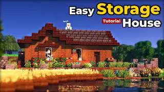 Minecraft Easy Storage House Tutorial