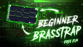 Beginner Brasstrap Tutorial  in Fl Studio Mobile 4.1.4 G with free Flm  | How to | Y3BHR FLM