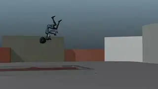 Frontflip Animation Practice | Body Mechanics Study - Blender 4.2 LTS