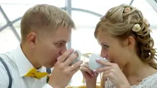 Свадьба очень светлой и красивой пары