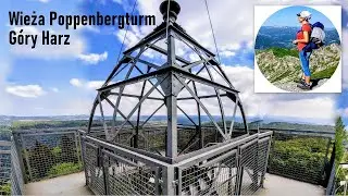 🥾🥾 Góry Harz - Wieża widokowa - Poppenbergturm