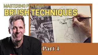 Part 4: Brush Techniques That Separate Amateurs vs PRO Inkers (LIVE DEMO)