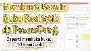 CARA MEMBUAT DESAIN BUKU REALISTIK DI POWERPOINT