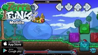 FNF Terraria Mod Vs Slime King In TerraFunk On Android | (Link In Decription)