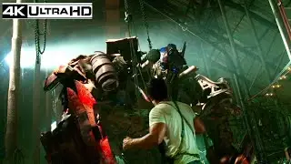 Трансформеры 4 эпоха истребления Кейд Йегер узнают что Грузовик это Оптимус Прайм в 4k Ultra HD