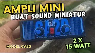 UNBOXING AMPLI UNTUK MINIATUR SOUND KEREN