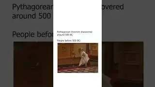 people before Pythagoras theorem #memes #shorts