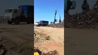 Погрузка Металолома с помощью нашего Terex-Fuchs 360 от Макс-ИнТрейд