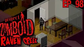 Loot Bandit Sets House Alarm Off  |Project Zomboid - Return To Raven Creek - High Population-B41