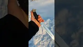 Кованый пластунский нож 