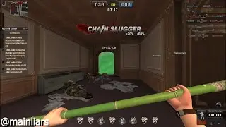 Death Match : Burning Hall (X-Mas) - Melee Weapon : Bambu Runcing / Point Blank / mainliars