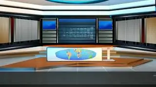Virtual NEWS studio. Subscribe, DOWNLOAD & use for FREE. ROYALTY FREE. SB