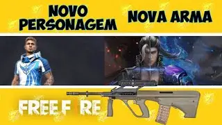 TESTANDO NOVO PERSONAGEM NO FREE FIRE!! LUQUETA!!! NOVA ARMA!! PET NOVO E O DESPERTAR DO HAYATO!!!