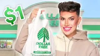 Trying A FULL FACE Of Makeup From The DOLLAR STORE!