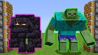 Blackstone Golem  + Mutant Zombie= ??? / minecraft