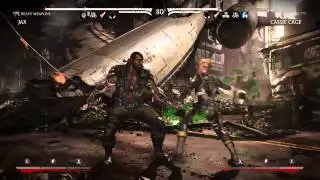 Mortal Kombat X Jax Vs Cassie Cage