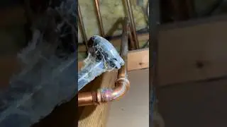 Copper Pin Hole Repair/Favorable Work Conditions?  #plumbing
