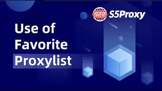 Use of Favorite Proxylist