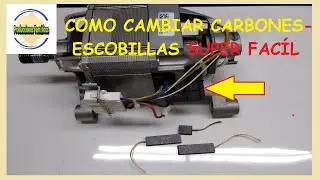 COMO reemplazar Carbones o Escobillas motor lavarropas/lavadora--ERROR 6 --DREAN