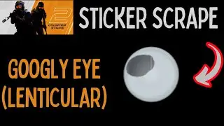 Googly Eye (Lenticular) Sticker Scrape 