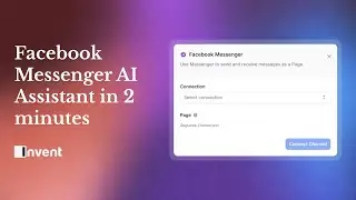 Create Facebook Messenger AI Chatbot in 2 minutes! 