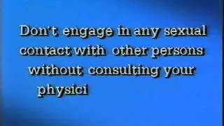 AIDS porno panic!  Amusing/amazing mid-'80s major-studio disclaimer