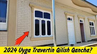 УЙГА ТРАВЕРТИН КИЛИШ НАРХИ 2024 | ☎️903089798 | UYGA TRAVERTIN QILISH NECHI PULGA TUSHADI 2024