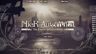 SKYLINE EDGE EMULATOR V22 NIER AUTOMATA TEST | IN GAME BUG LOW FPS