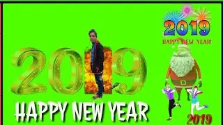Happy New year 2019  Green Screen.Effect.Full HD 2019