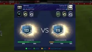 FIFA MOBILE GAMEPLAY|OVR-123 VS OVR-115💥
