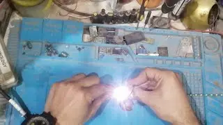 اختبار او فحص الليد بواسطه حجر المازربورد how to teset your led  @YasserKamel1