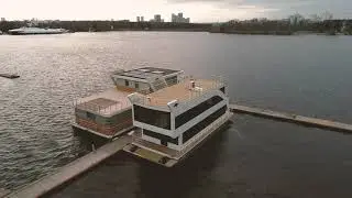 #Террасная доска на #МПК (минеральной основе) в проекте #HouseBoat (Москва)