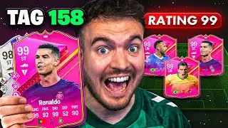 99er TEAM FERTIG & CR7 ODER R9 GEZOGEN! WAS ERREICHT man in EA FC 24 ohne FC POINTS? TAG 158 🥼🧐🧪